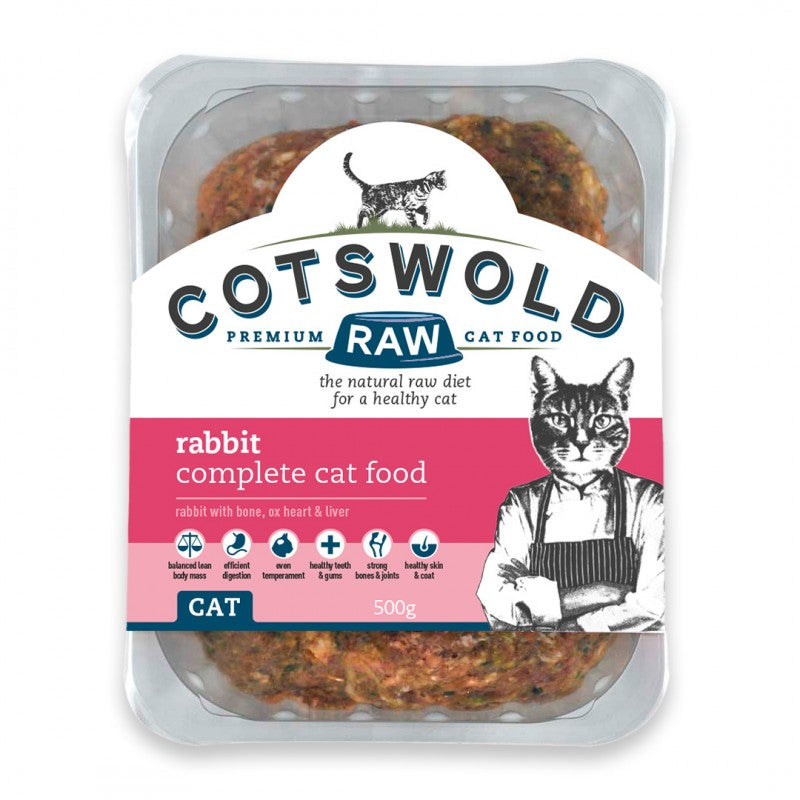 Cotswold Raw - Complete Rabbit Mince for Cats 500g