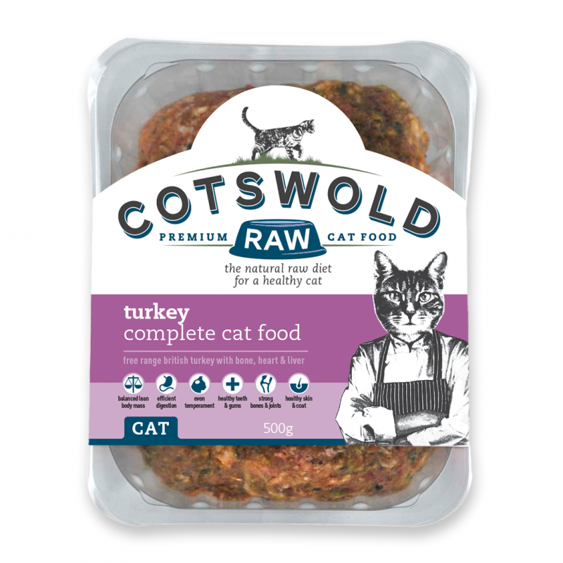 Cotswold Raw - Complete Turkey Mince for Cats 500g