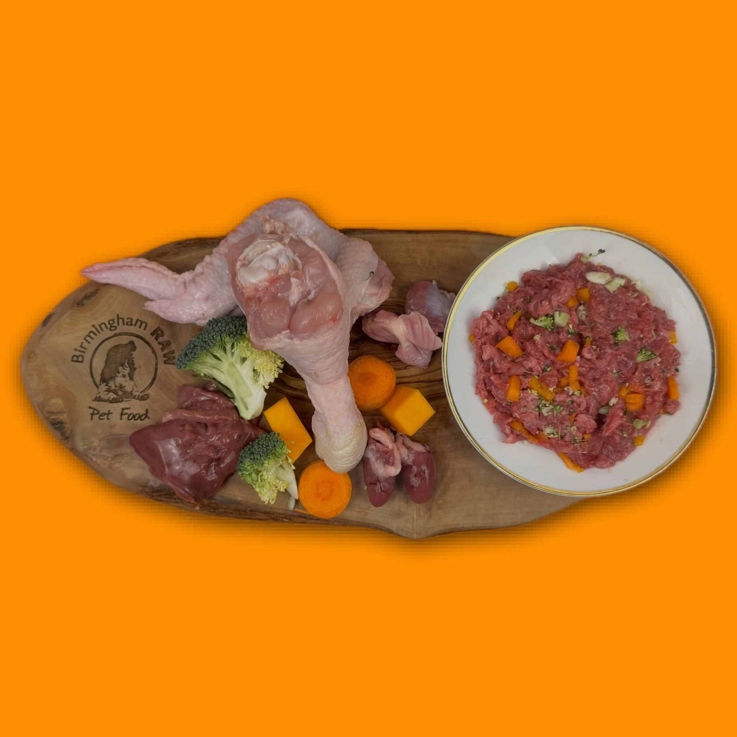 Birmingham Raw - Chicken with Veg Complete Mince 454g