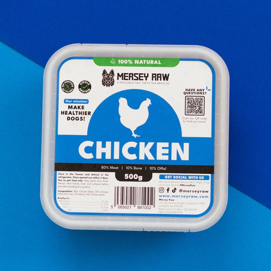 Mersey Raw - Chicken 80:10:10 1kg