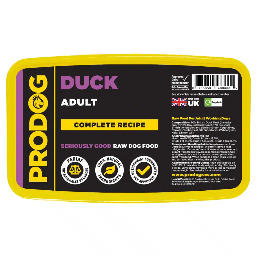 Prodog - Complete Duck 1kg