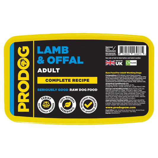 Prodog - Complete Lamb with Offal 1kg