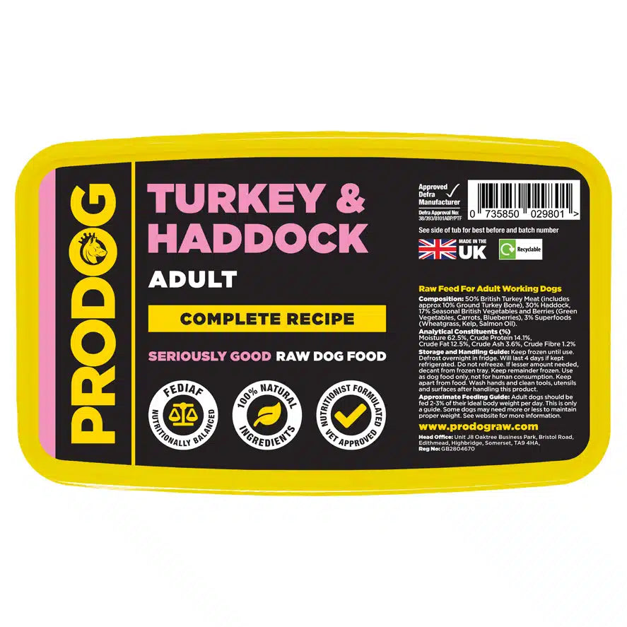 Prodog - Complete Turkey & Haddock 1kg