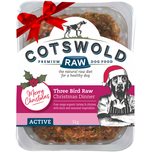Cotswold Raw - Active 80/20 Three Bird Raw Christmas Dinner Complete Mince 500g