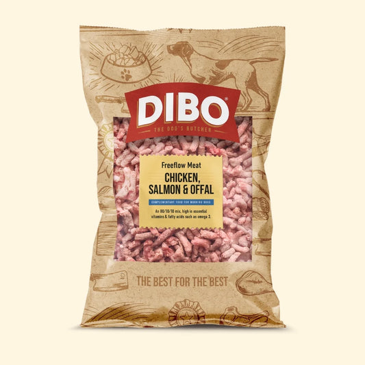 Totally Natural/Dibo - Chicken, Salmon & Offal 80:10:10 Freeflow 1kg