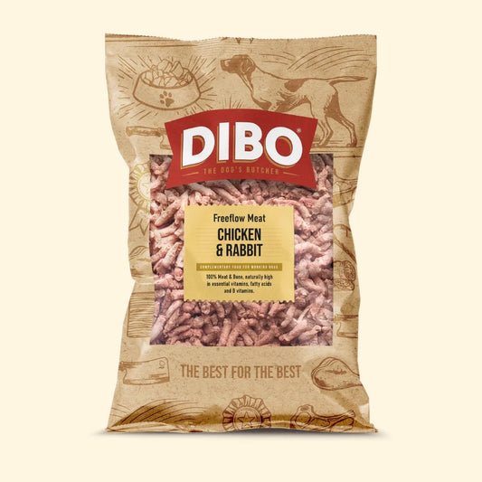 DIBO Freeflow - Chicken & Rabbit 90:10 Mince 1kg