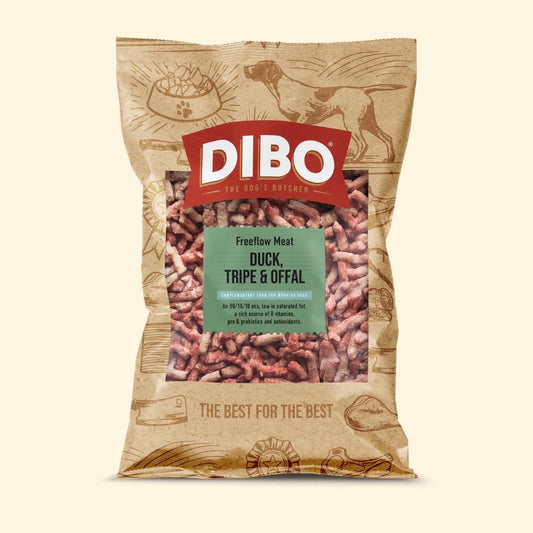 DIBO Freeflow - Duck, Tripe & Offal 80:10:10 Mince 1kg