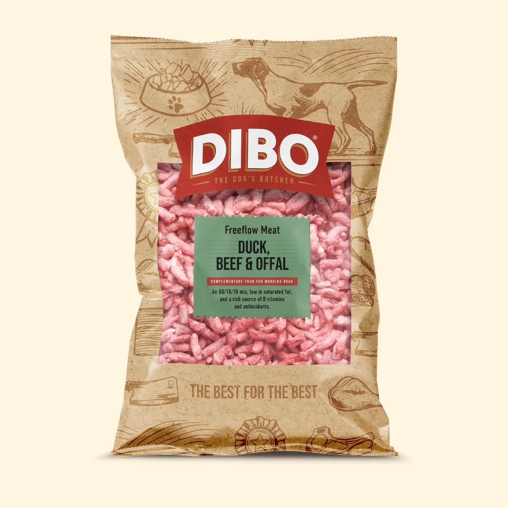 Totally Natural/Dibo - Duck, Beef & Offal 80:10:10 Freeflow 1kg