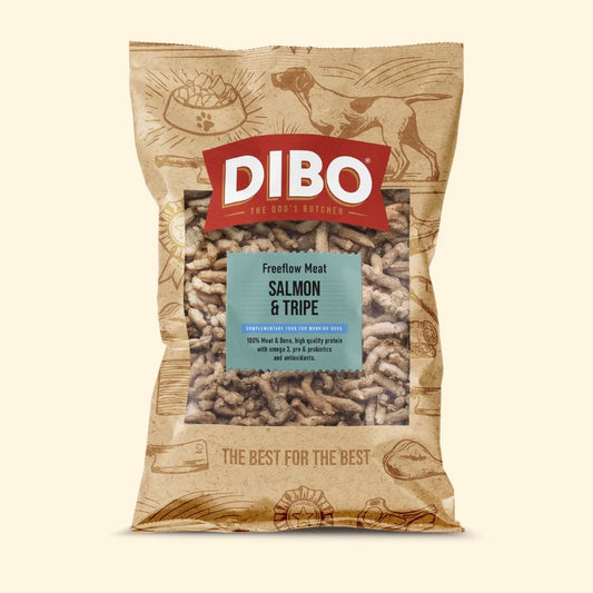 Totally Natural/Dibo - Salmon & Tripe Freeflow 1kg