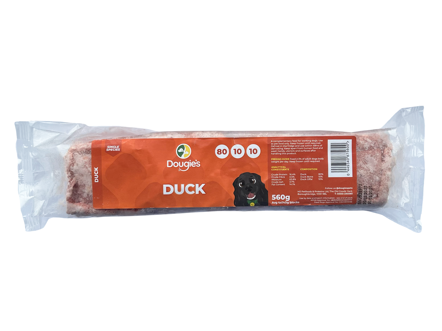 Dougies - Duck 80:10:10 560g