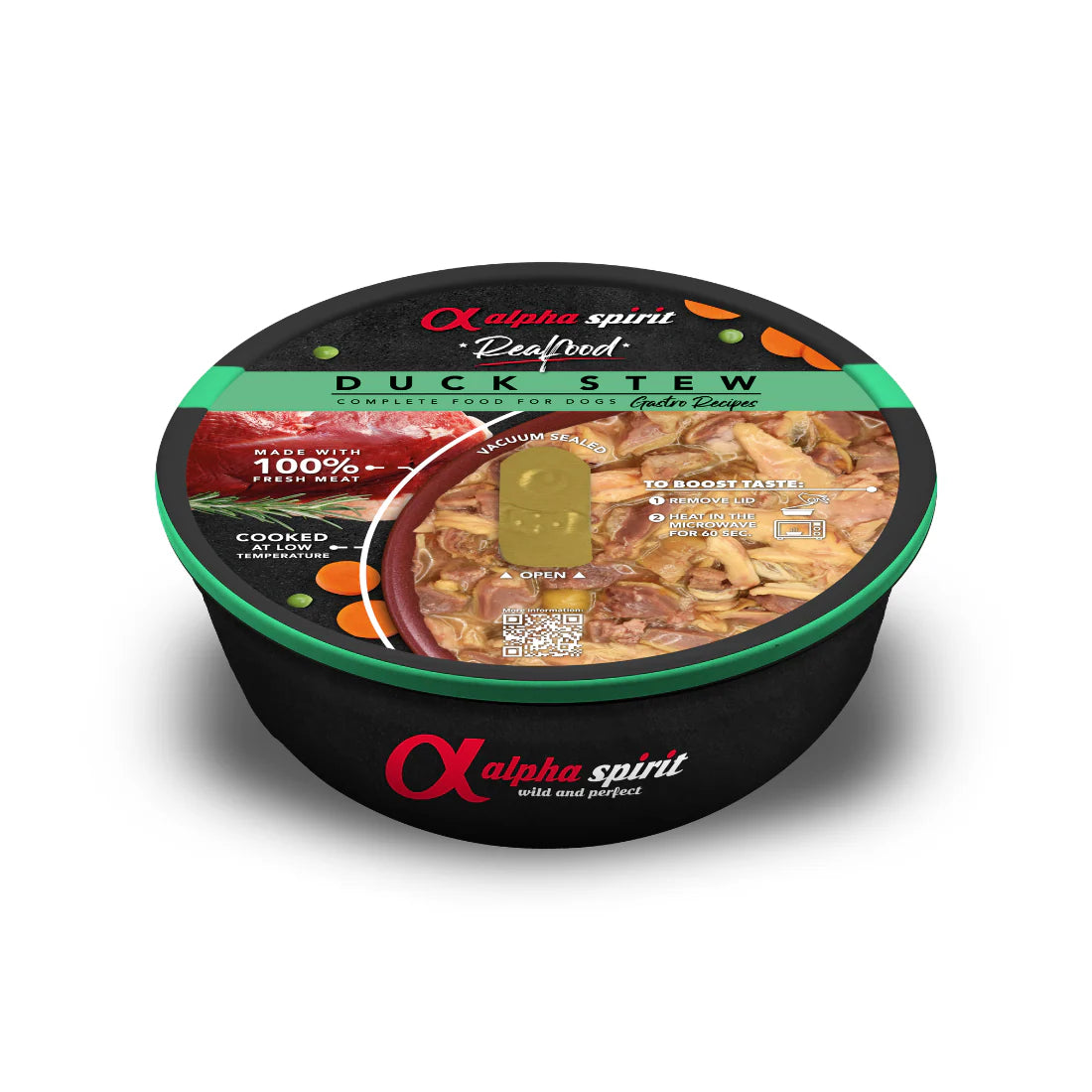 AlphaSpirit - Realfood Complete Duck Stew for Dogs 280g