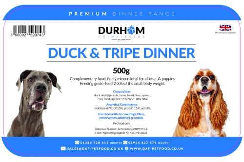 DAF Dinner - Duck & Tripe 500g