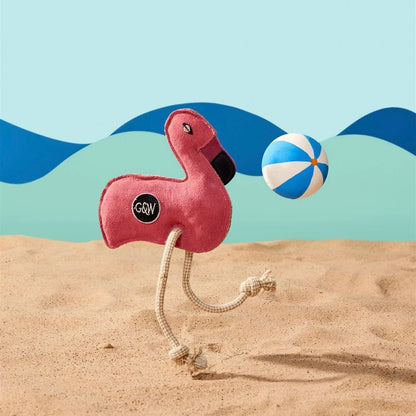 Floyd the Flamingo - Green & Wilds Eco Dog Toy