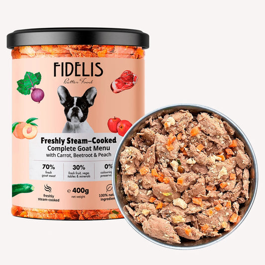 FIDELIS - Goat with Carrot, Beetroot & Peach 400g
