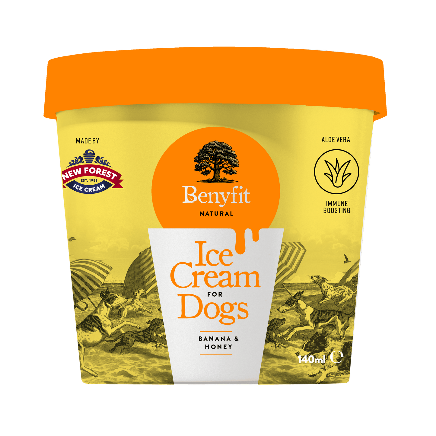 Billy & Margot - Honey & Banana Ice Cream for Dogs