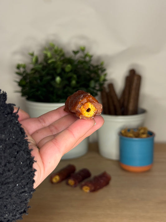 Rabbit Wrapped Rice Tubes