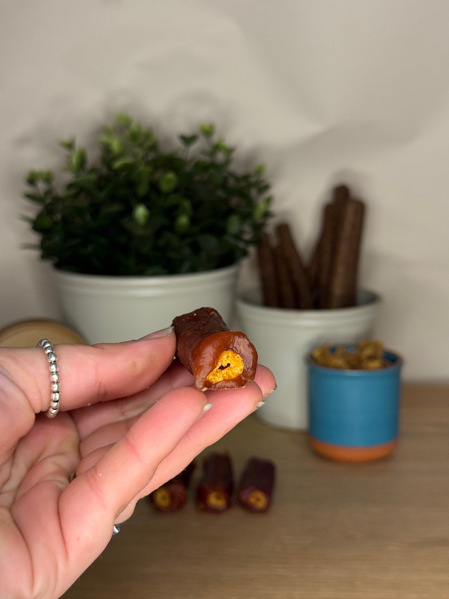 Salmon Wrapped Rice Tubes