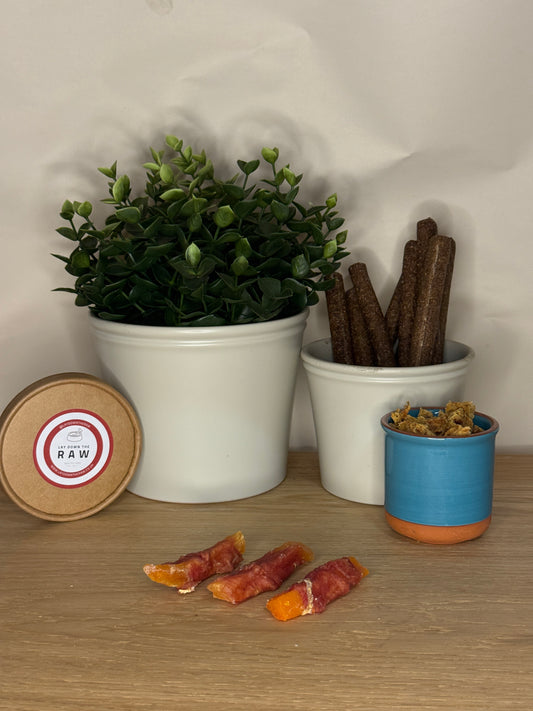 Duck & Sweet Potato Wraps