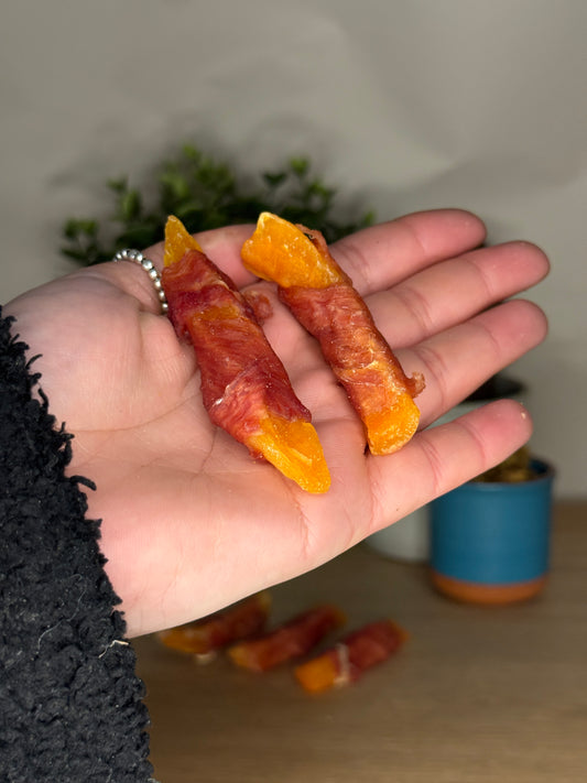 Duck & Sweet Potato Wraps