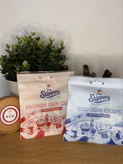 Skippers Fish Skin Crisps (Salmon & Cod Skin)