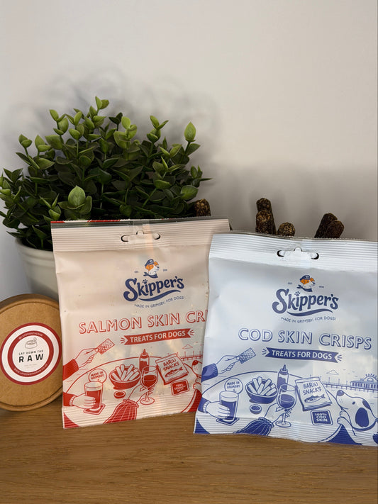 Skippers Fish Skin Crisps (Salmon & Cod Skin)