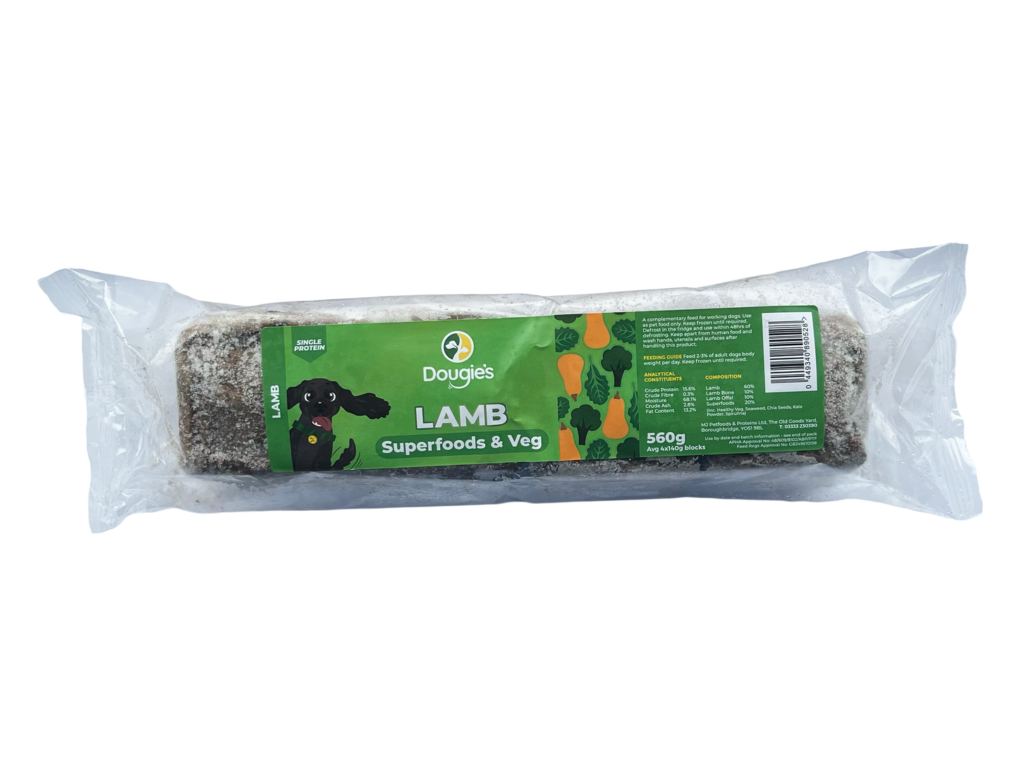 Dougies - Lamb with Superfood 560g