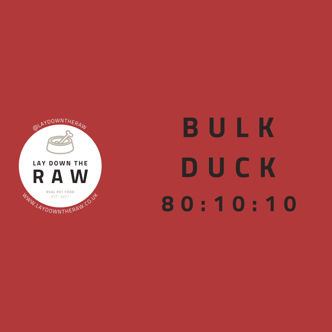 LDTR - Duck 80:10:10 Mince BULK DEAL 13kg