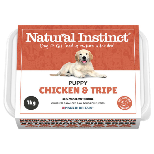 Natural Instinct - Puppy Chicken & Tripe Mince 1kg