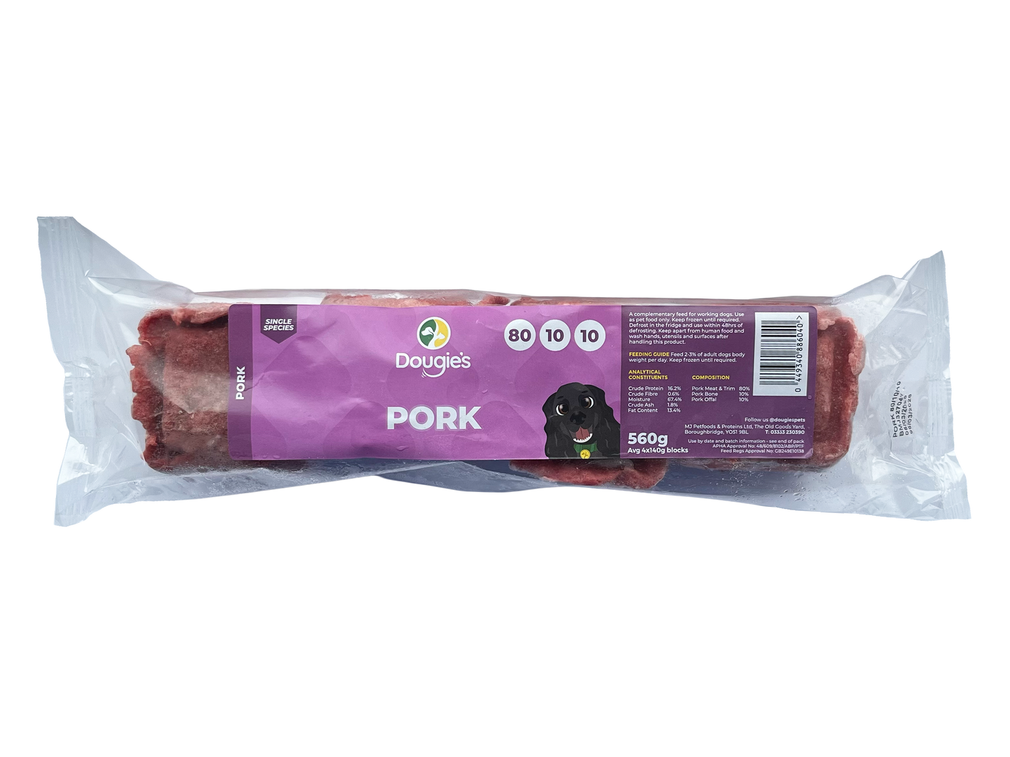Dougies - Pork 80:10:10 560g