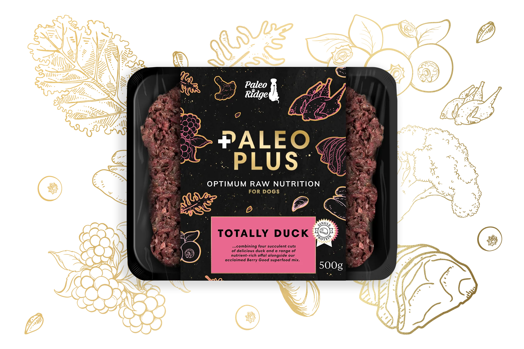 Paleo Ridge - Paleo Plus Totally Duck Mince 500g – Lay Down The Raw