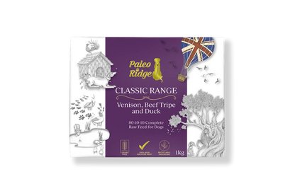 Paleo Ridge - Classic Venison, Beef Tripe & Duck 80:10:10 Mince 1kg