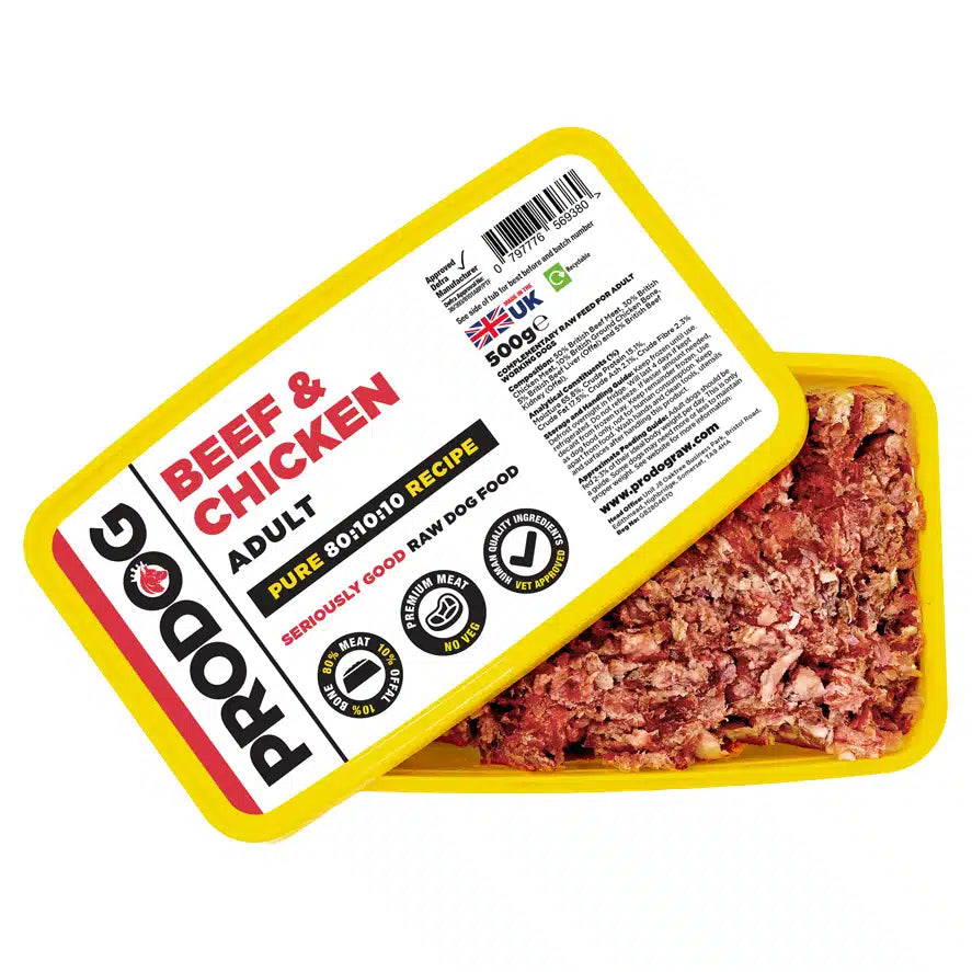 Prodog - 80:10:10 Beef & Chicken with Offal 1kg