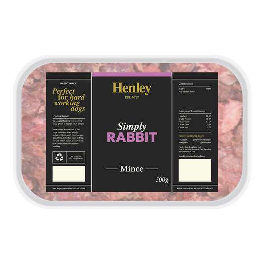 Henley Raw - Simply Rabbit Mince 500g