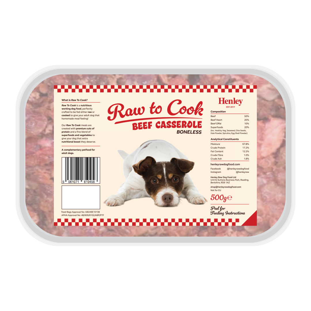 Henley Raw - Beef Casserole Raw to Cook 500g (Boneless)
