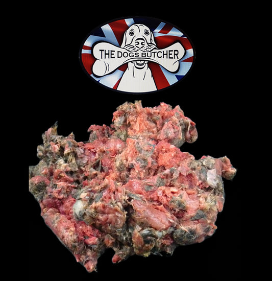 The Dog's Butcher - Wild Gutted Rabbit with Fur 80:10:10 1kg