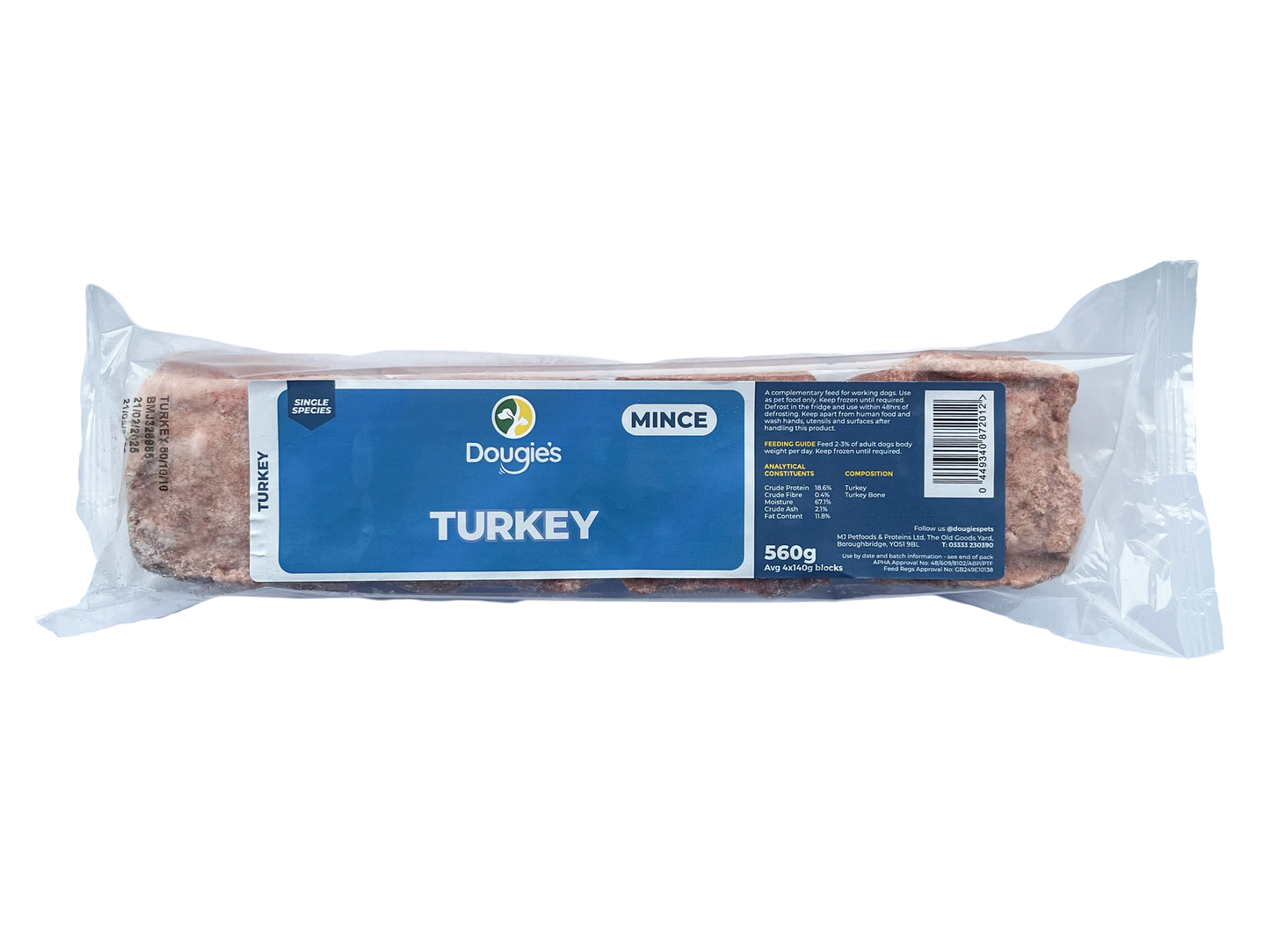 Dougies - Turkey Mince 560g