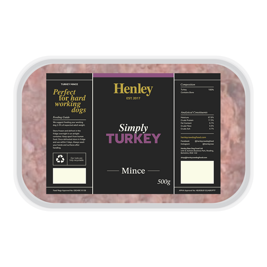 Henley Raw - Simply Turkey Mince 500g