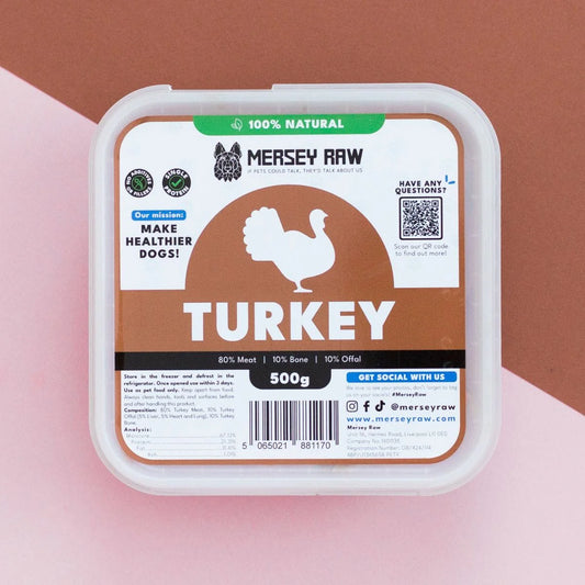 Mersey Raw - Turkey 80:10:10 1kg