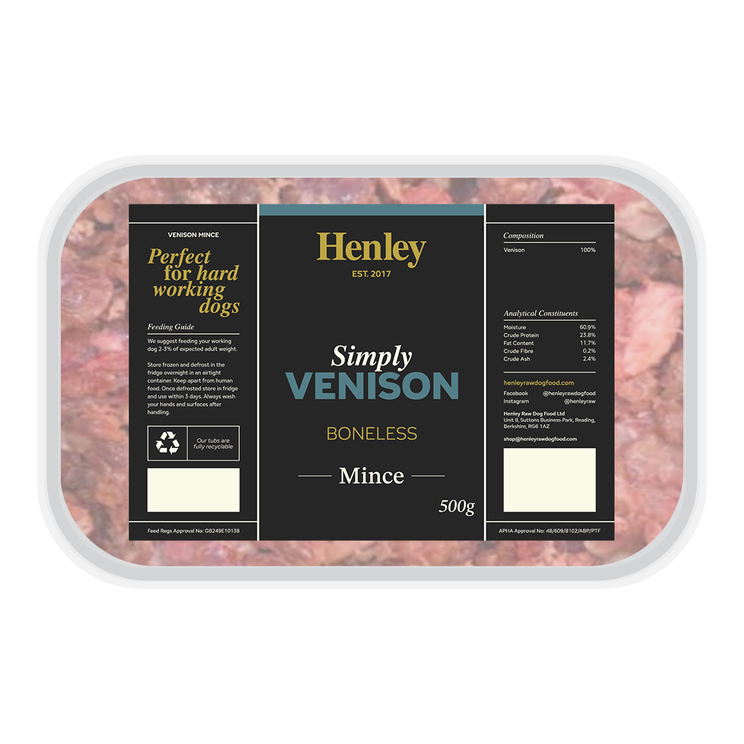 Henley Raw - Simply Venison Mince (Boneless) 500g