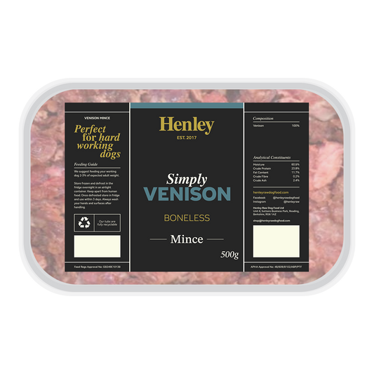 Henley Raw - Simply Venison Mince (Boneless) 500g
