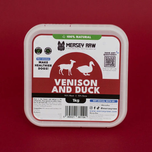 Mersey Raw - Venison & Duck 1kg