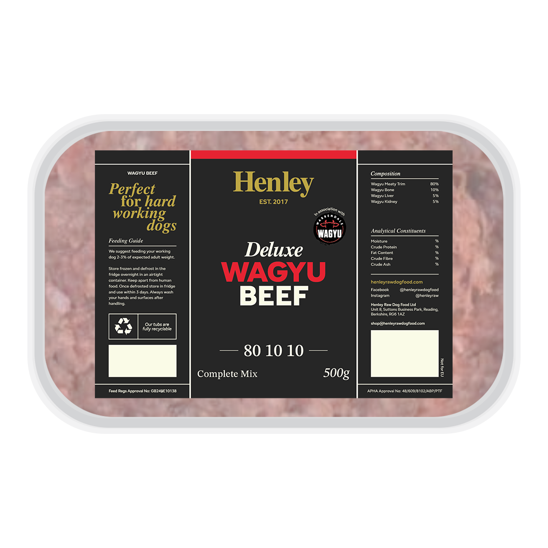 Henley Raw - Wagyu Beef 80:10:10 500g