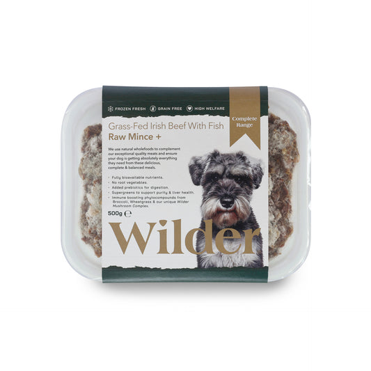 Wilder - Grass Fed Irish Beef with Fish Plus Complete Mince 500g