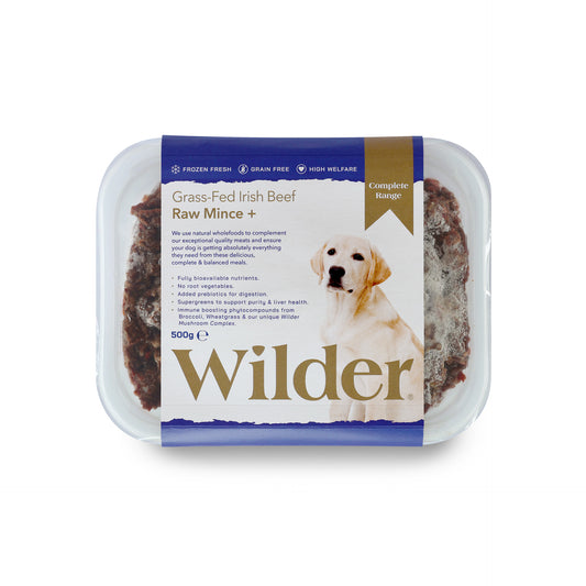 Wilder - Grass Fed Irish Beef Mince+ Complete 500g