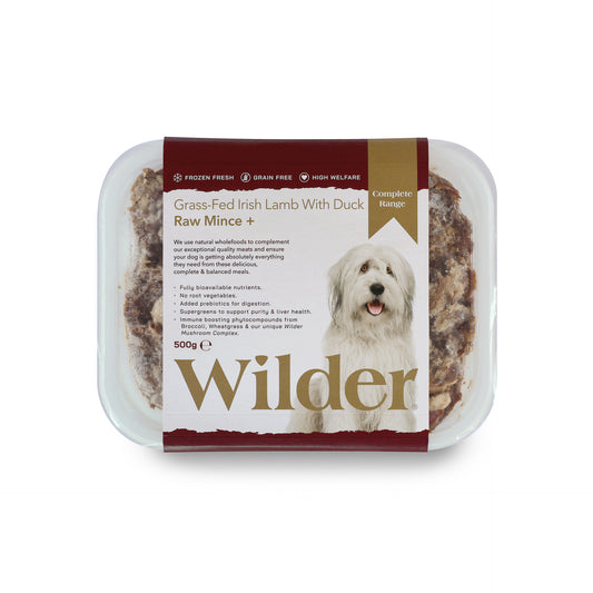 Wilder - Grass Fed Irish Lamb with Duck Plus Complete Mince 500g