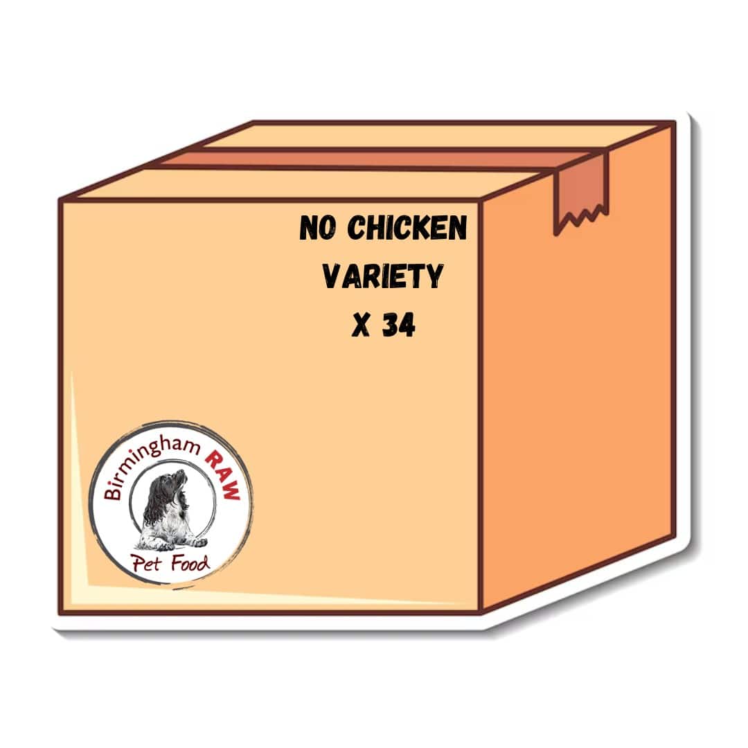 Birmingham Raw - No Chicken Variety Minces (Box of 34)