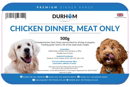 DAF Dinner - Chicken Meat Only 500g