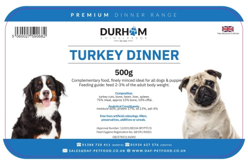 DAF Dinner - Turkey 500g