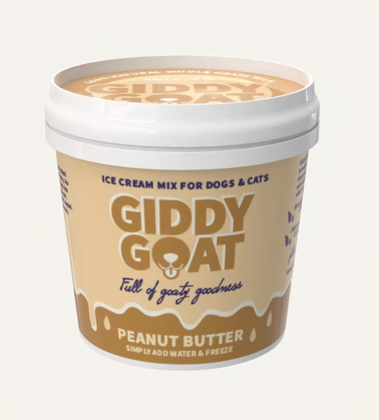 Giddy Goat - Peanut Butter (Goats Milk Ice Cream Mix)