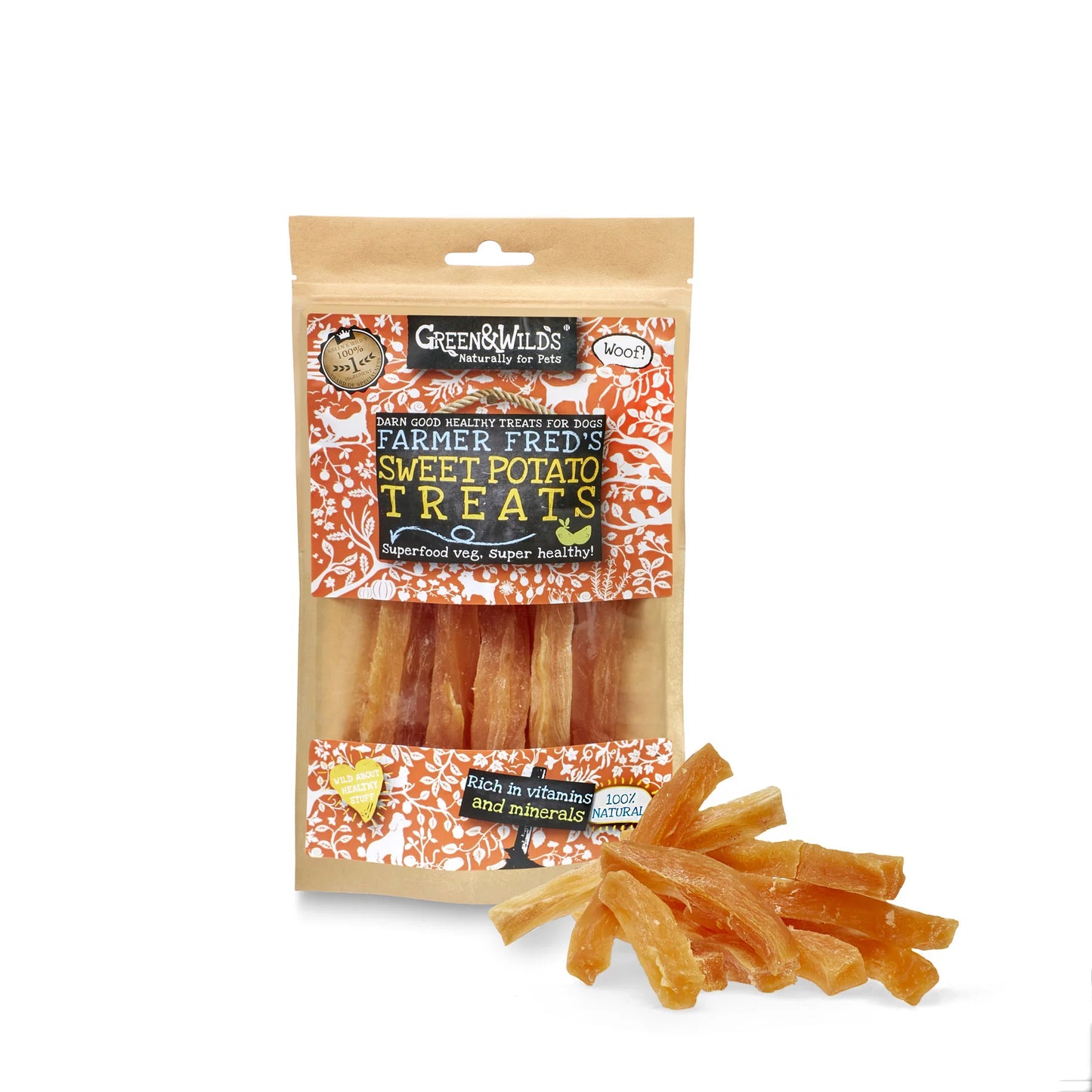 Green & Wilds - Sweet Potato Treats, 100g